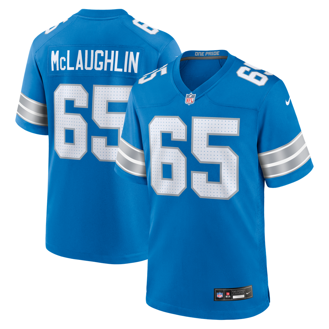 Men's Detroit Lions Seth McLaughlin Nike Blue Team Game product image 1