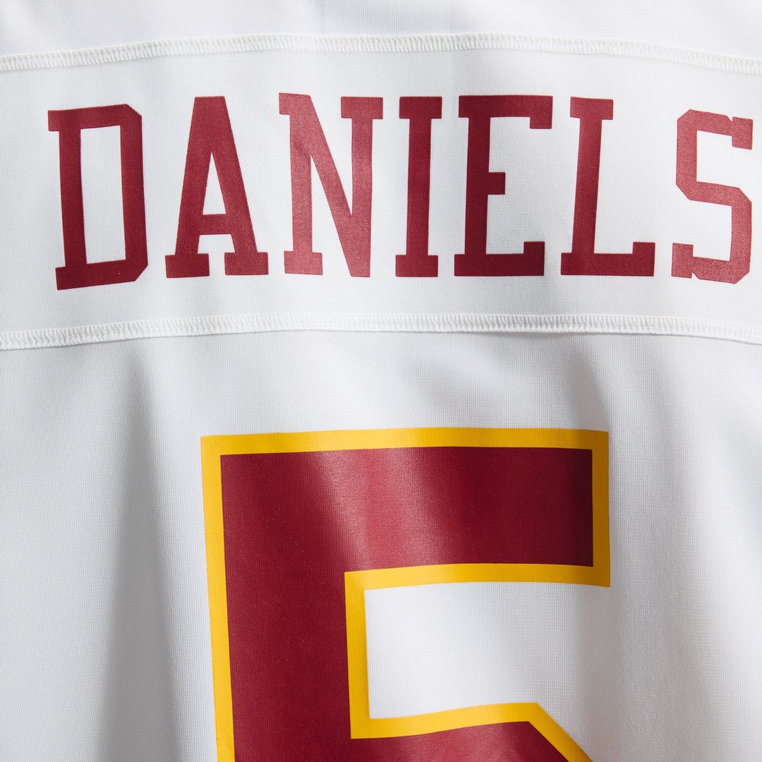 Men's Washington Commanders Jayden Daniels Nike White Game product image 24