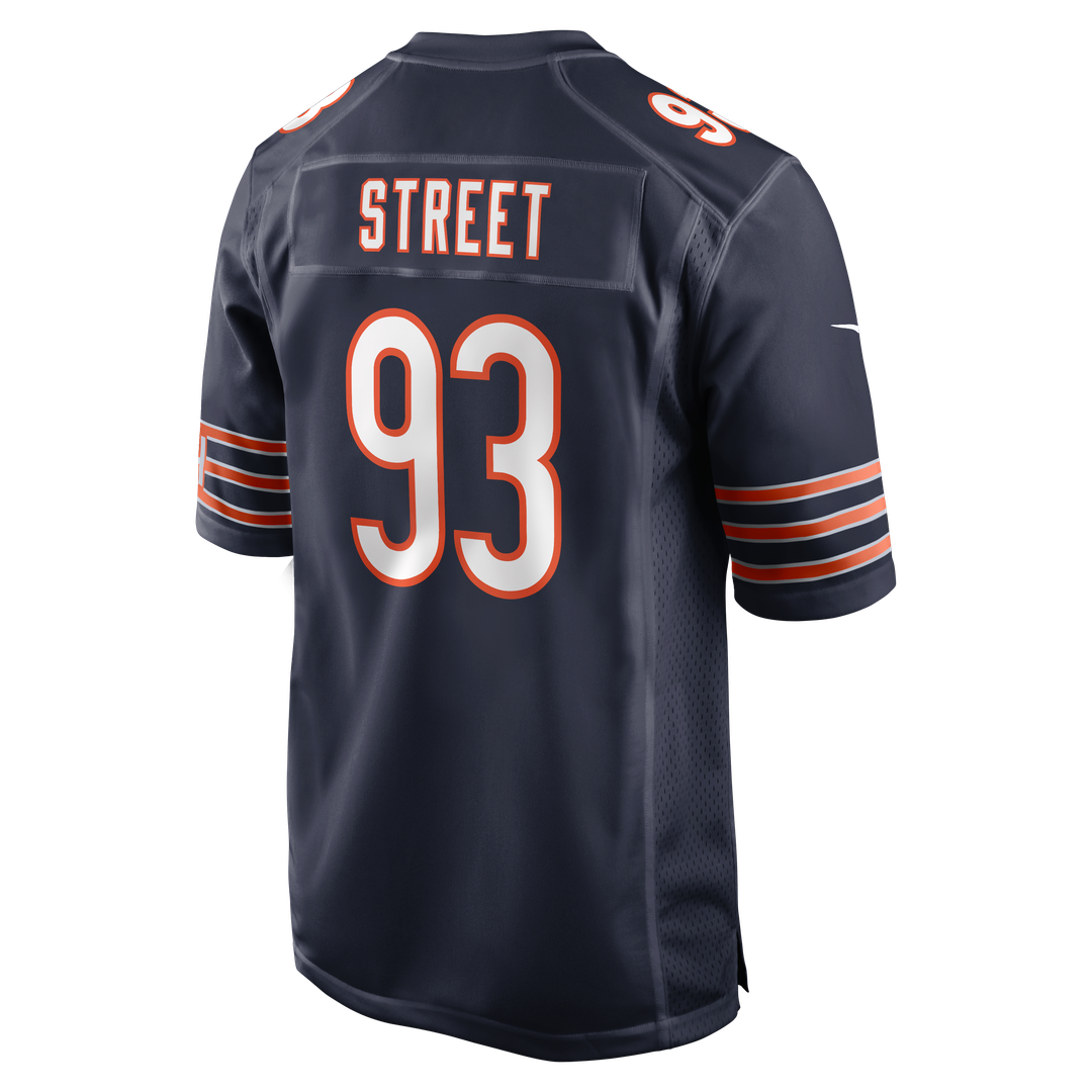 Men's Chicago Bears Kentavius Street Nike Navy Team Game product image 3