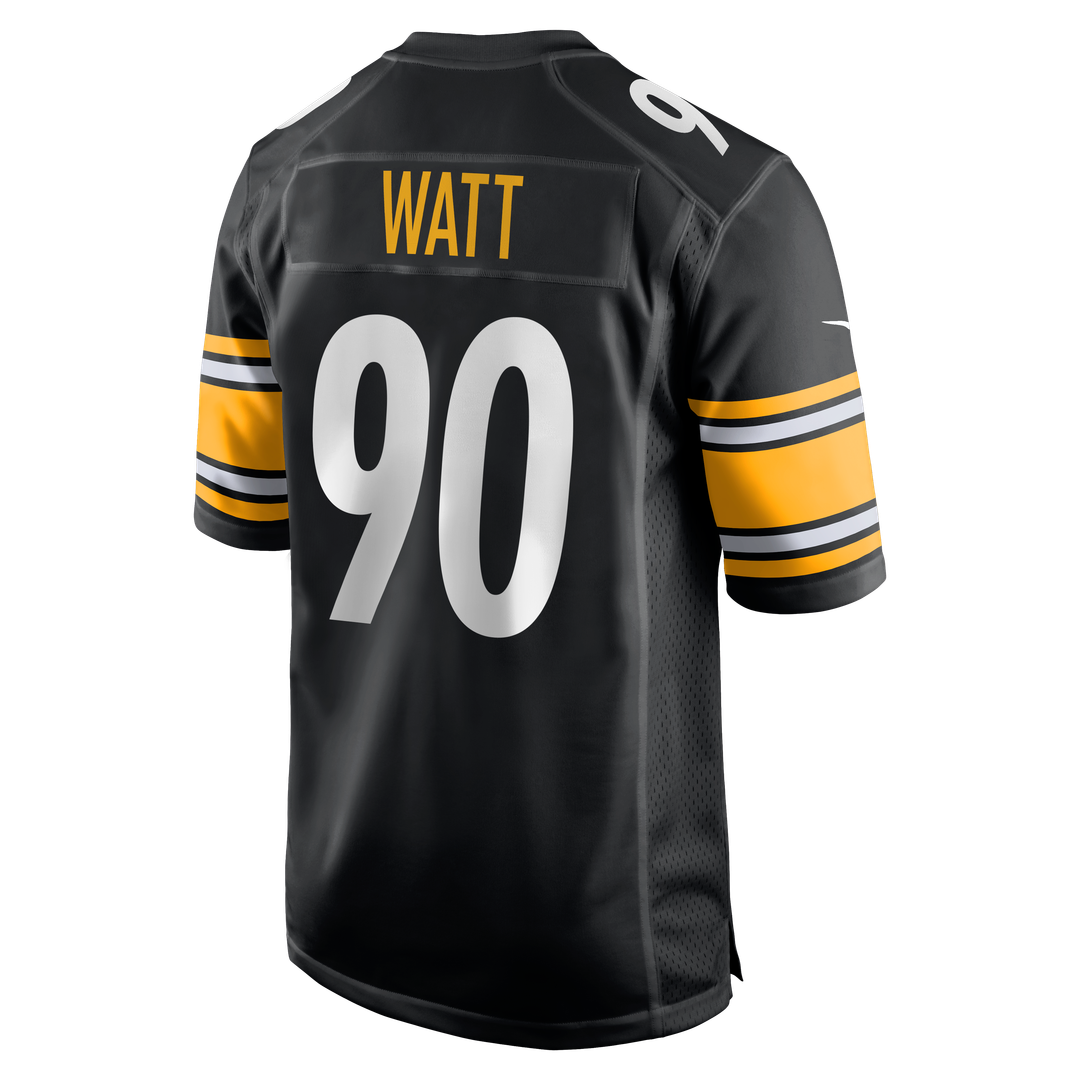 Men's Pittsburgh Steelers T.J. Watt Nike Black Game Jersey product image 11