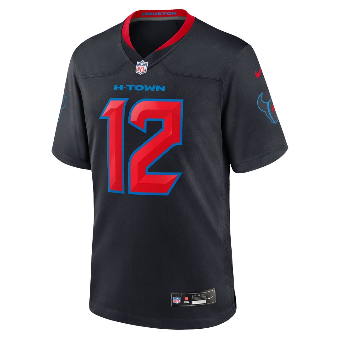 Men's Houston Texans Nico Collins Nike Navy 2nd Alternate product image 2