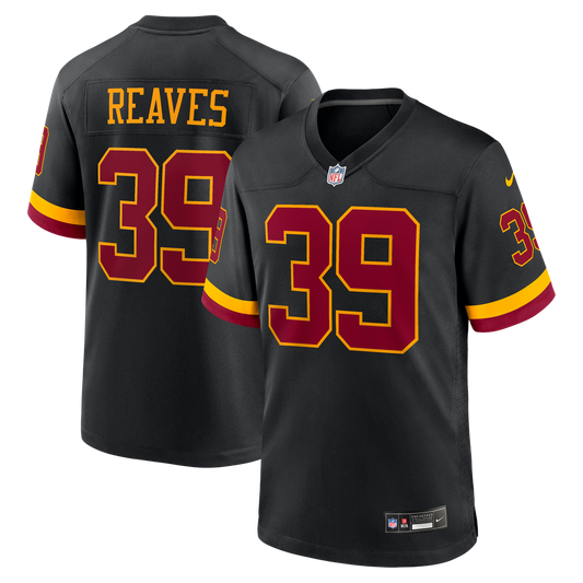 Men's Washington Commanders Jeremy Reaves Nike Black Hail product image 1