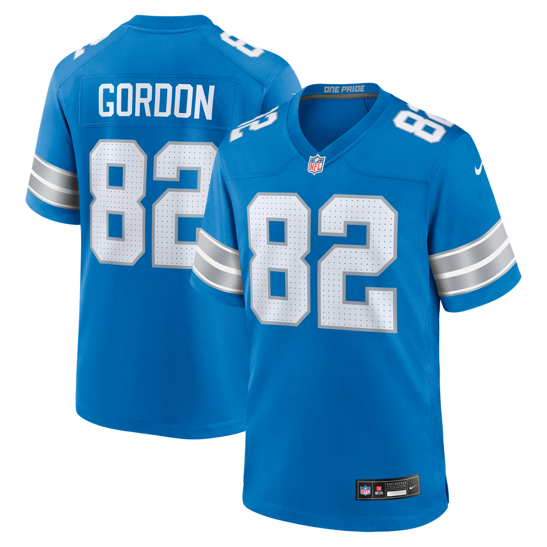 Men's Detroit Lions Thomas Gordon Nike Blue Team Game Jersey product image 1