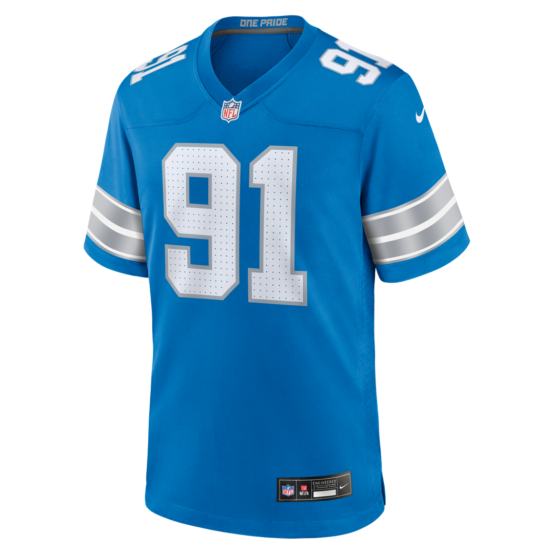 Men's Detroit Lions Tyleik Williams Nike Blue Team Game product image 2