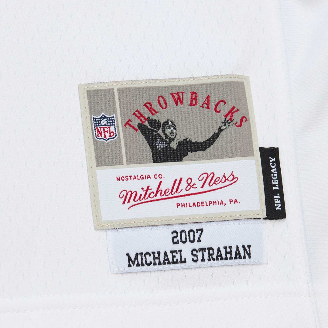 Men's New York Giants Michael Strahan Mitchell & Ness White product image 6