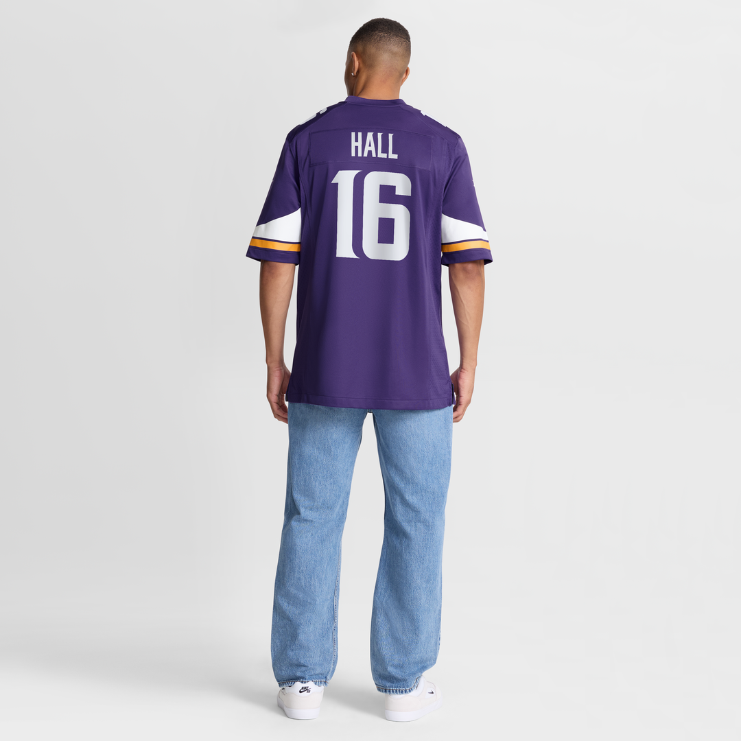 Men's Minnesota Vikings Jaren Hall Nike Purple Game Jersey product image 8