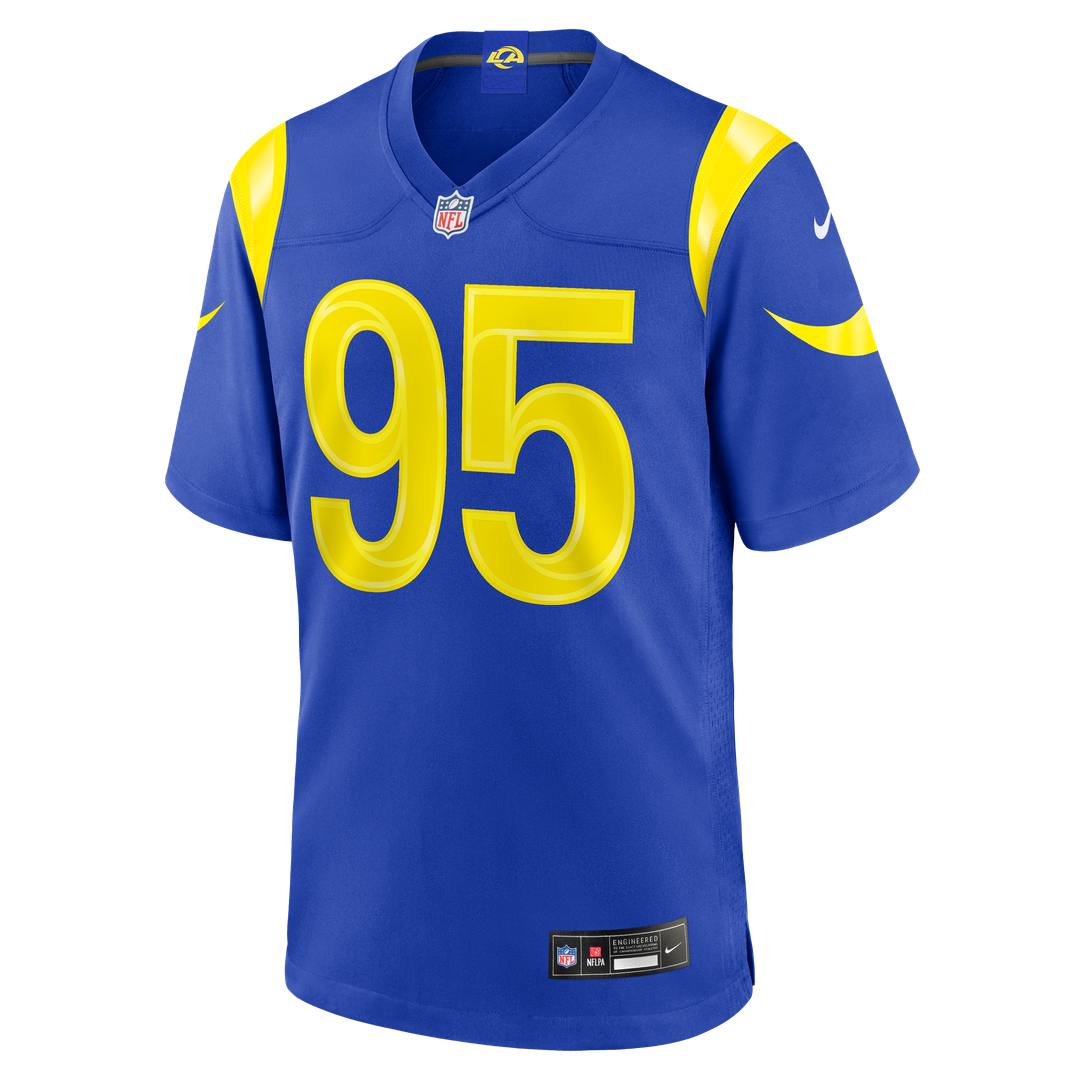 Men's Los Angeles Rams Myles Garrett Nike Royal Game Jersey product image 2