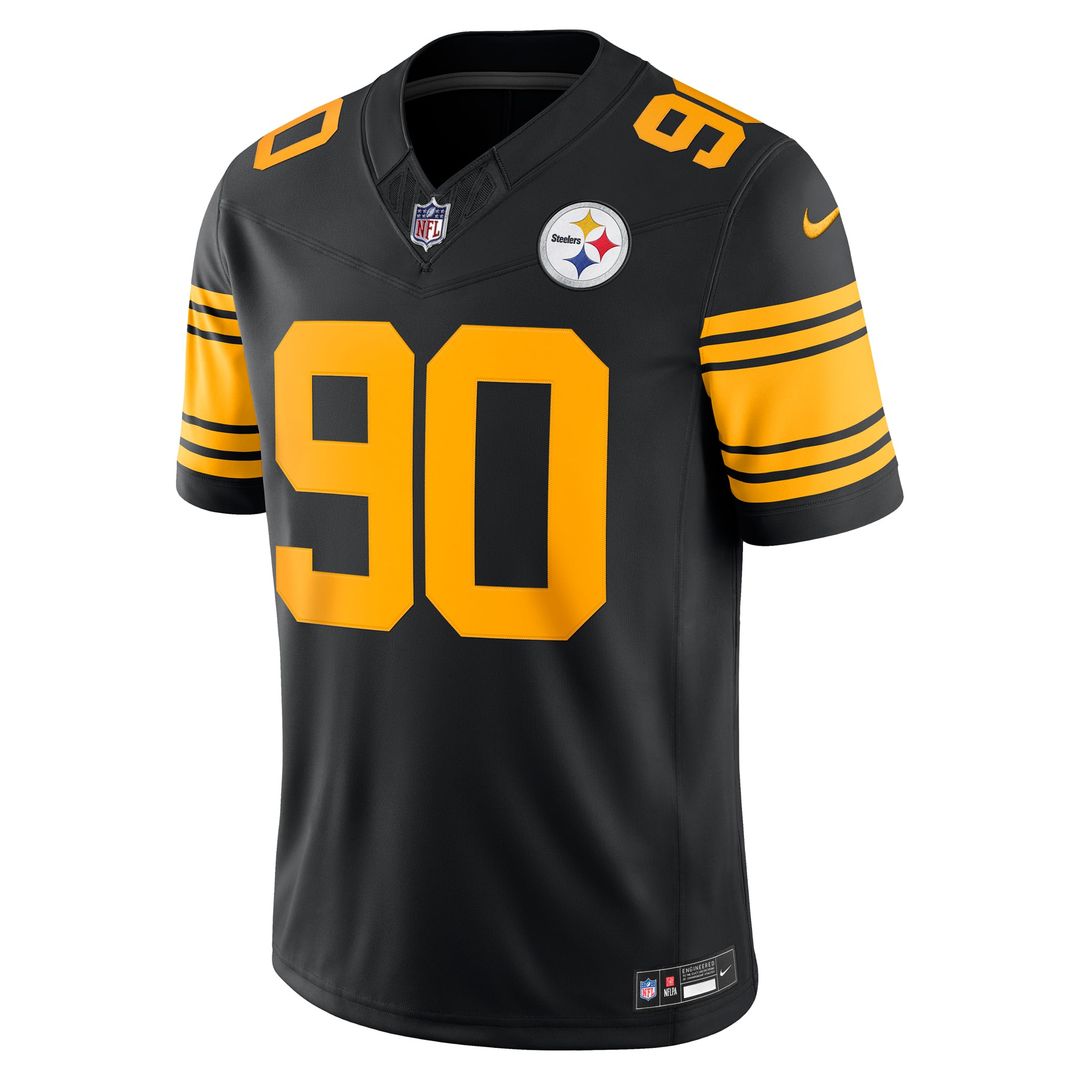 Men's Pittsburgh Steelers T.J. Watt Nike Black Alternate product image 2