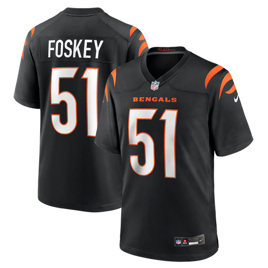 Men's Cincinnati Bengals Isaiah Foskey Nike Black Team Game product image 1