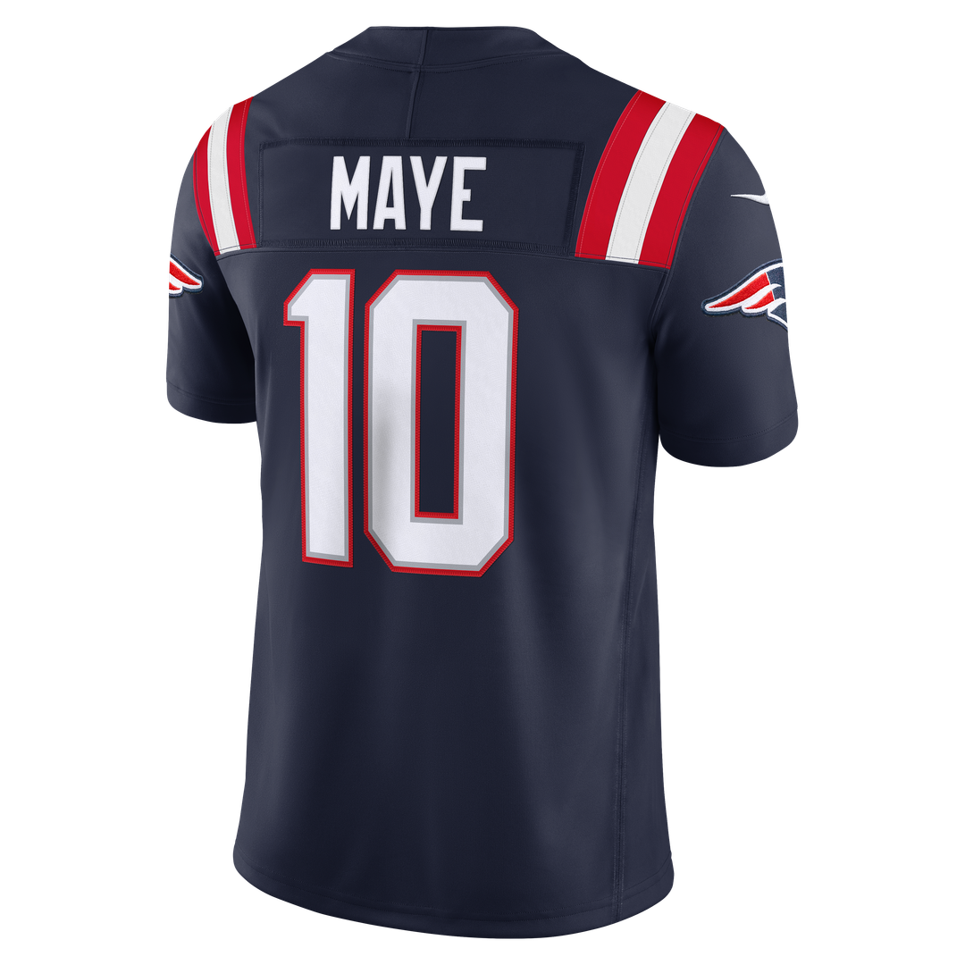 Men's New England Patriots Drake Maye Nike Navy Team Vapor product image 7