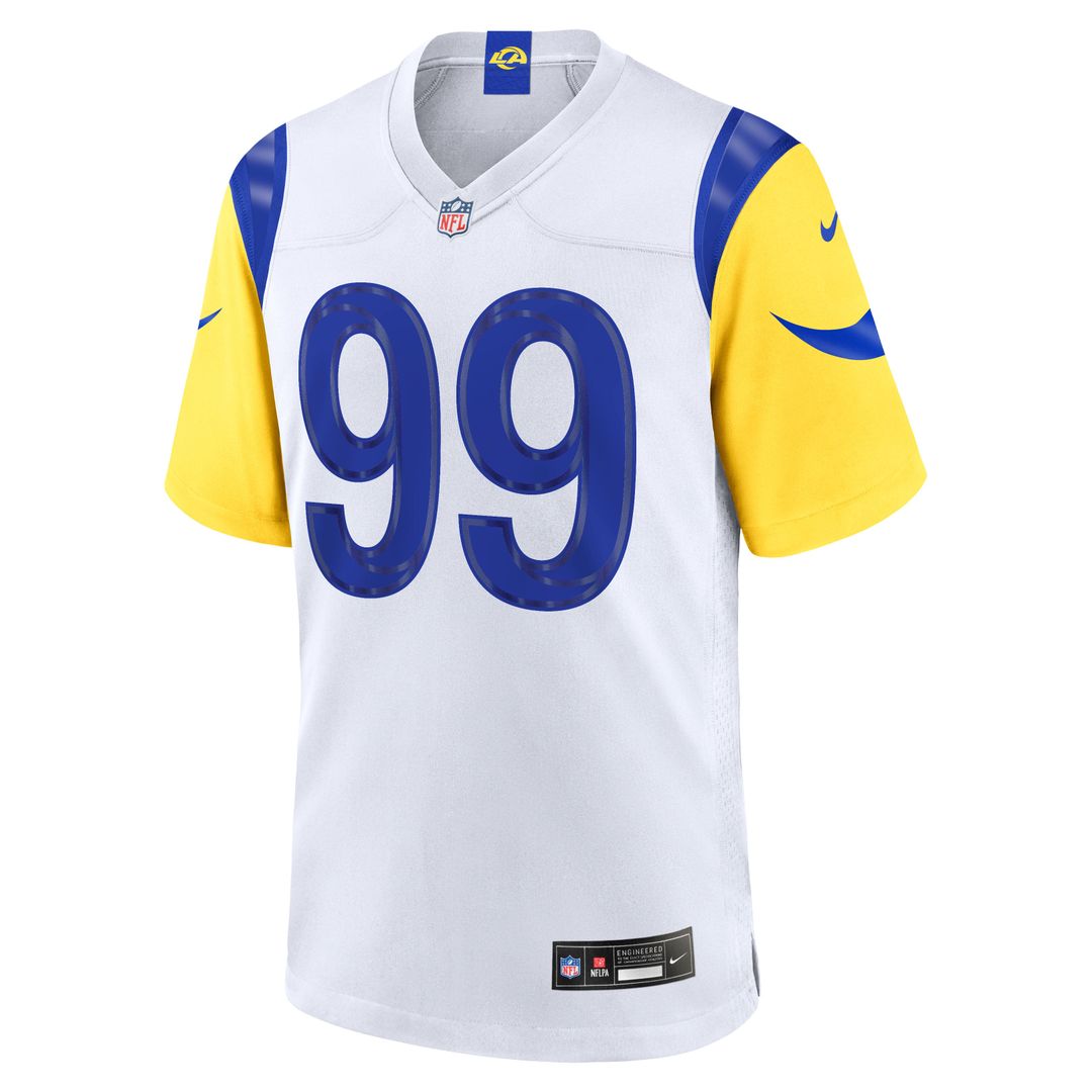 Men's Los Angeles Rams Aaron Donald Nike White Game Jersey product image 2