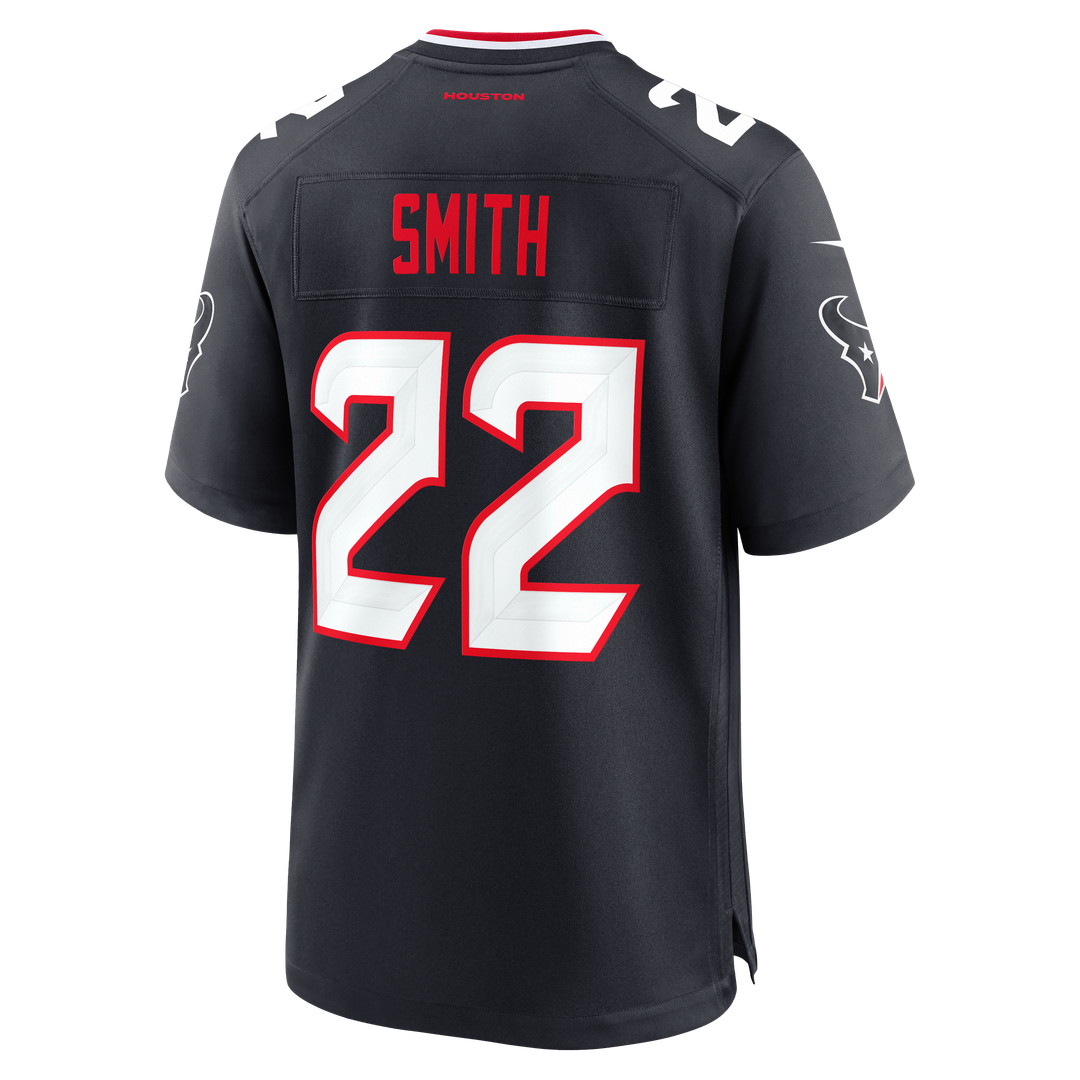 Men's Houston Texans Jaylin Smith Nike Navy Team Game Jersey product image 3