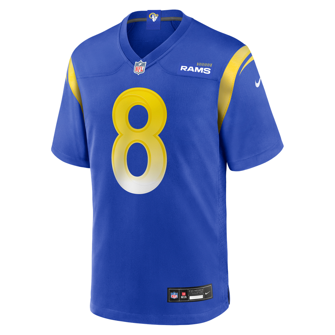 Men's Los Angeles Rams Jared Verse Nike White Game Player product image 28