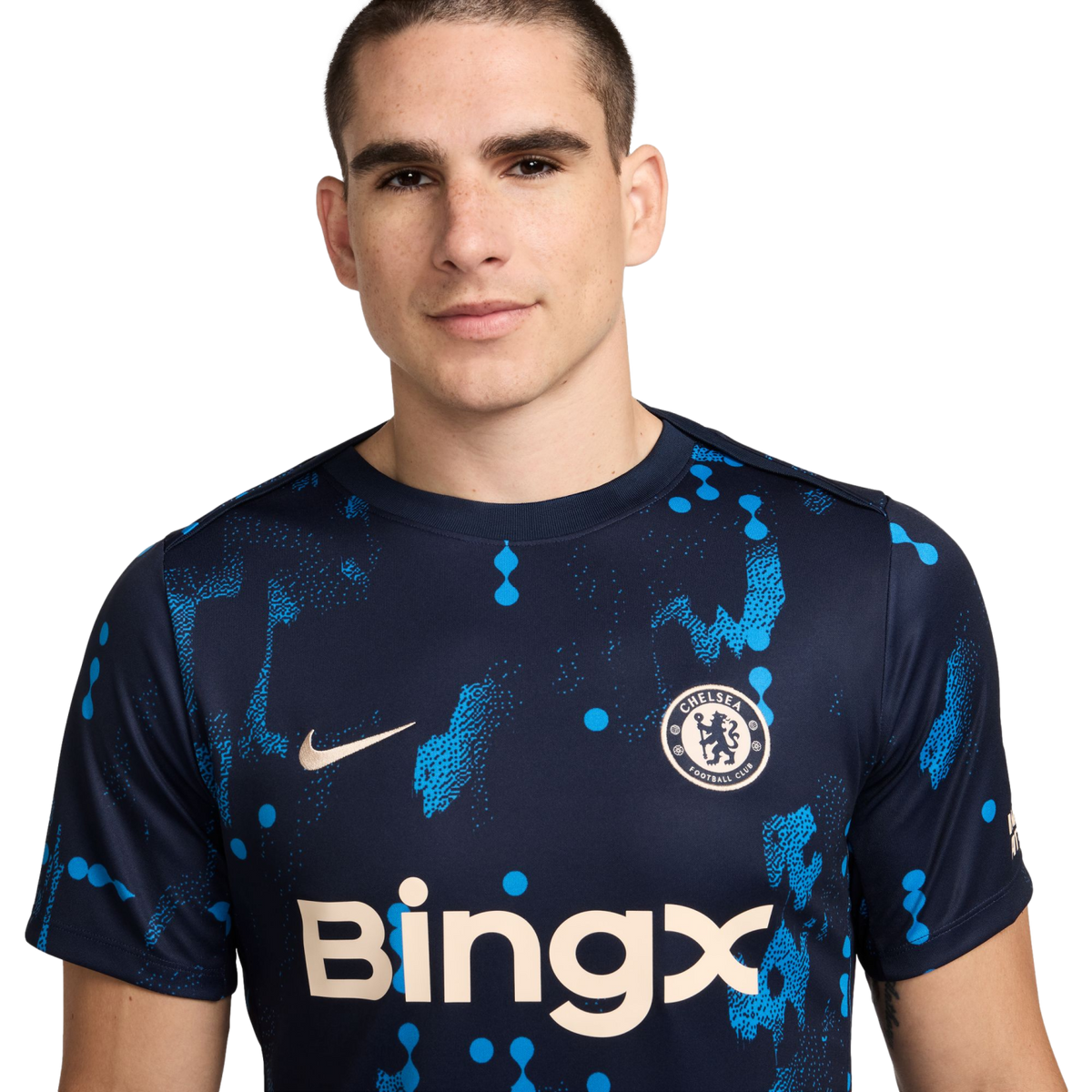 Nike Chelsea Academy Pro Pre-Match Jersey product image 4, provided for visual reference and product detail review