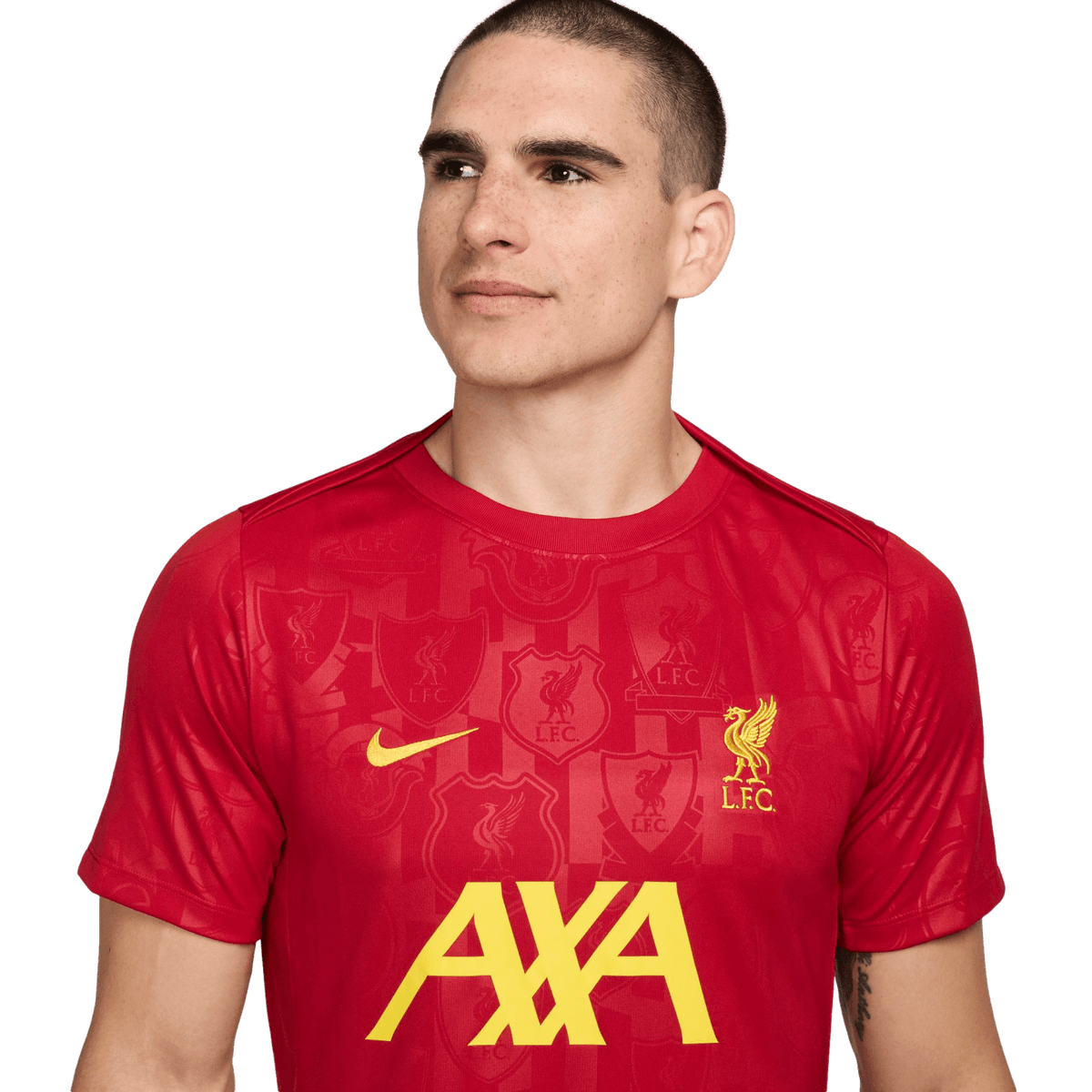 Nike Liverpool Academy Pro Pre-Match Jersey product image 3, provided for visual reference and product detail review