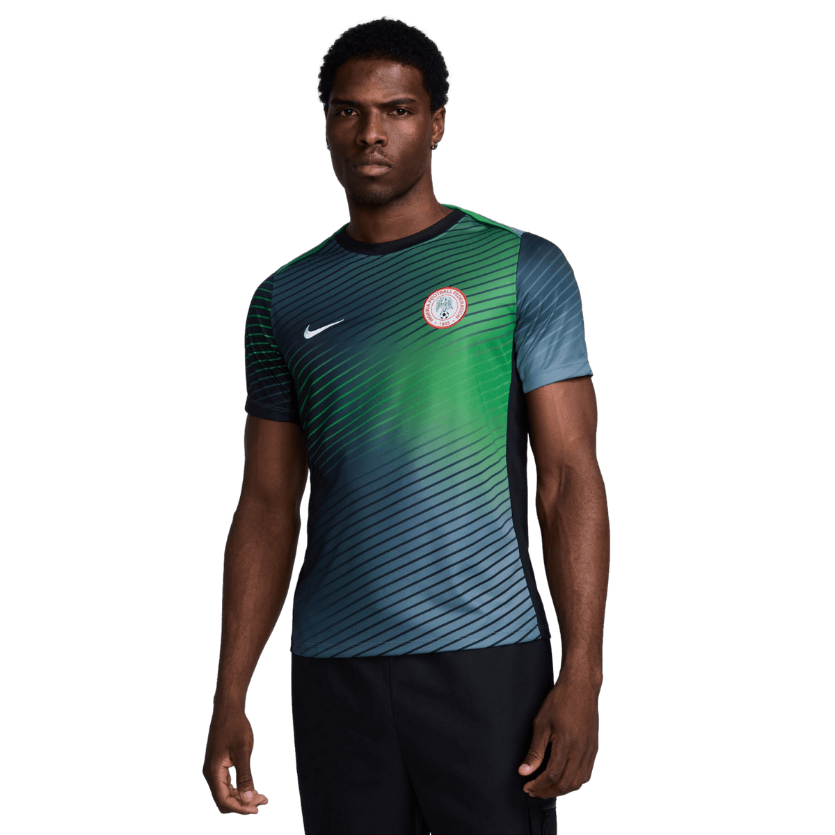 Nike Nigeria Academy Pro Pre-Match Jersey product image 1, provided for visual reference and product detail review