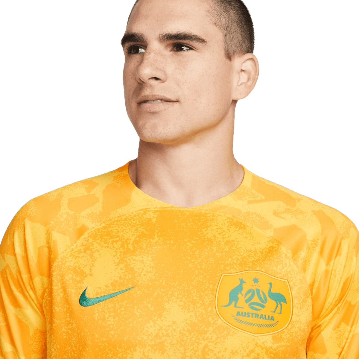 Nike Australia 2022 Home Jersey product image 4, provided for visual reference and product detail review