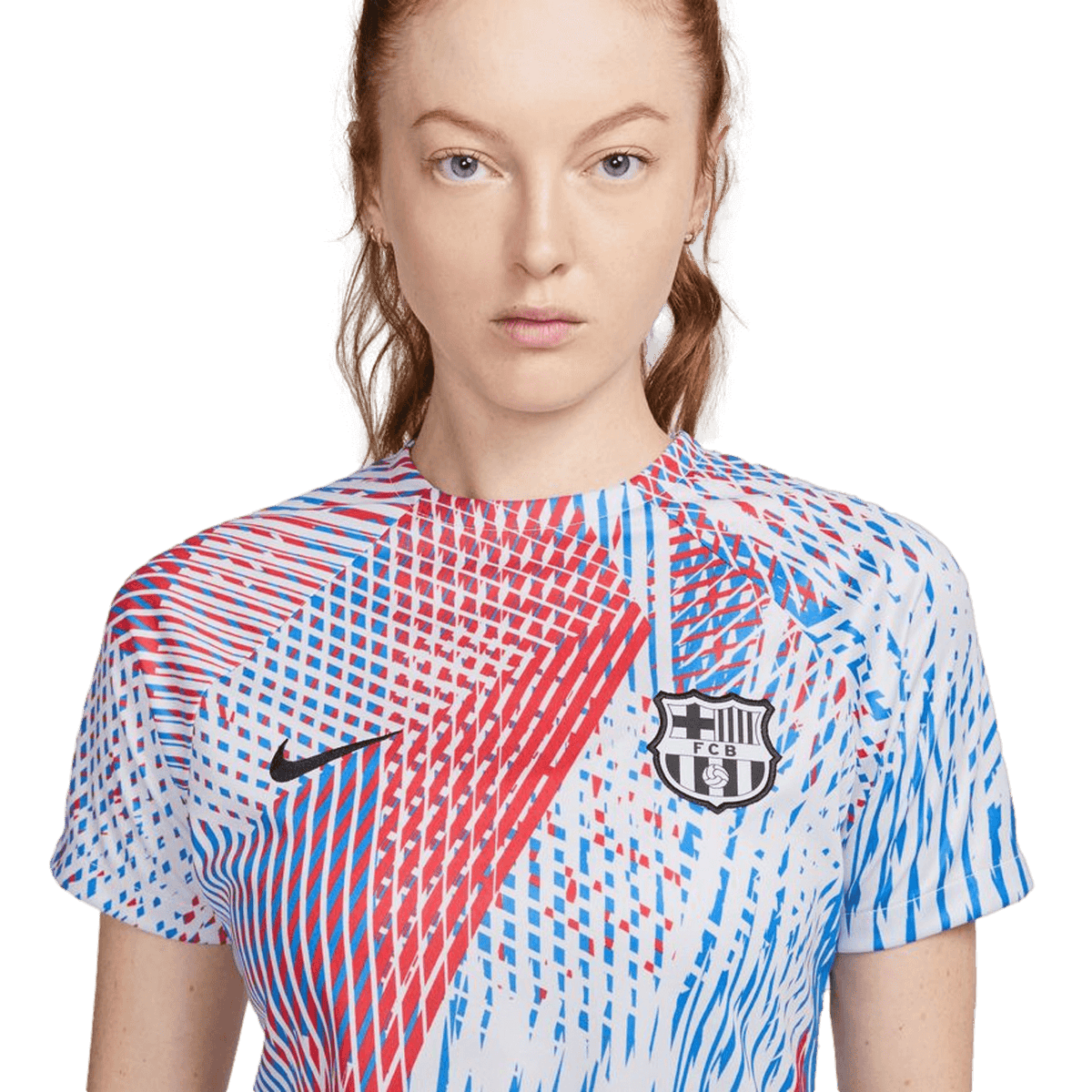 Nike Barcelona Womens Pre-Match Jersey product image 3, provided for visual reference and product detail review