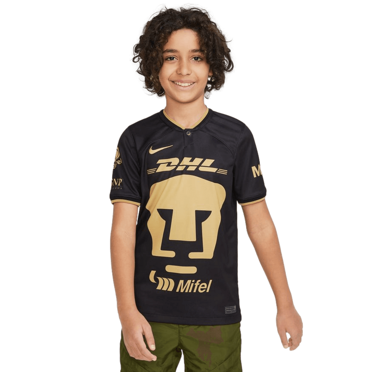 Nike Pumas UNAM 22/23 Youth Third Jersey product image 2, provided for visual reference and product detail review