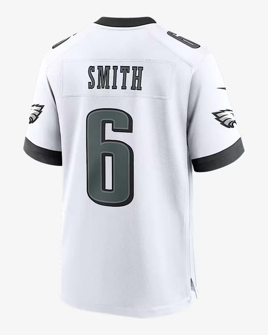 DeVonta Smith YOUTH Philadelphia Eagles Jersey white product image 1, provided for visual reference and product detail review