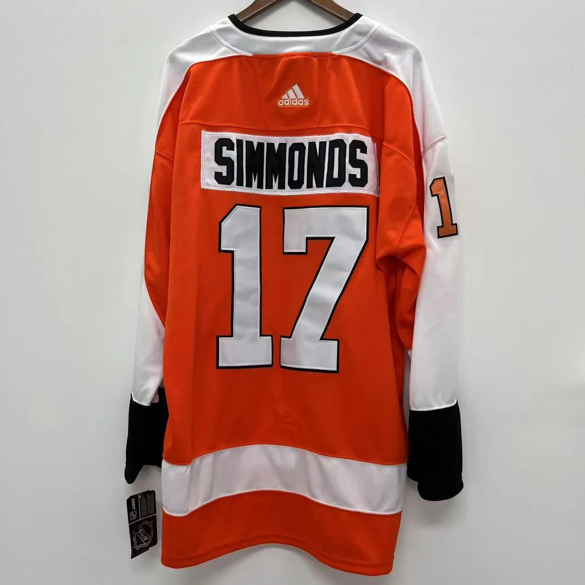 Wayne Simmonds Philadelphia Flyers Official NHL Adidas Jersey product image 2, provided for visual reference and product