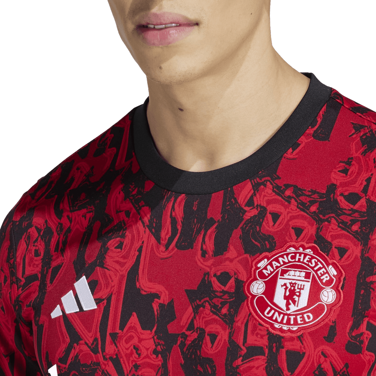 Adidas Manchester United Pre-Match Jersey product image 4, provided for visual reference and product detail review