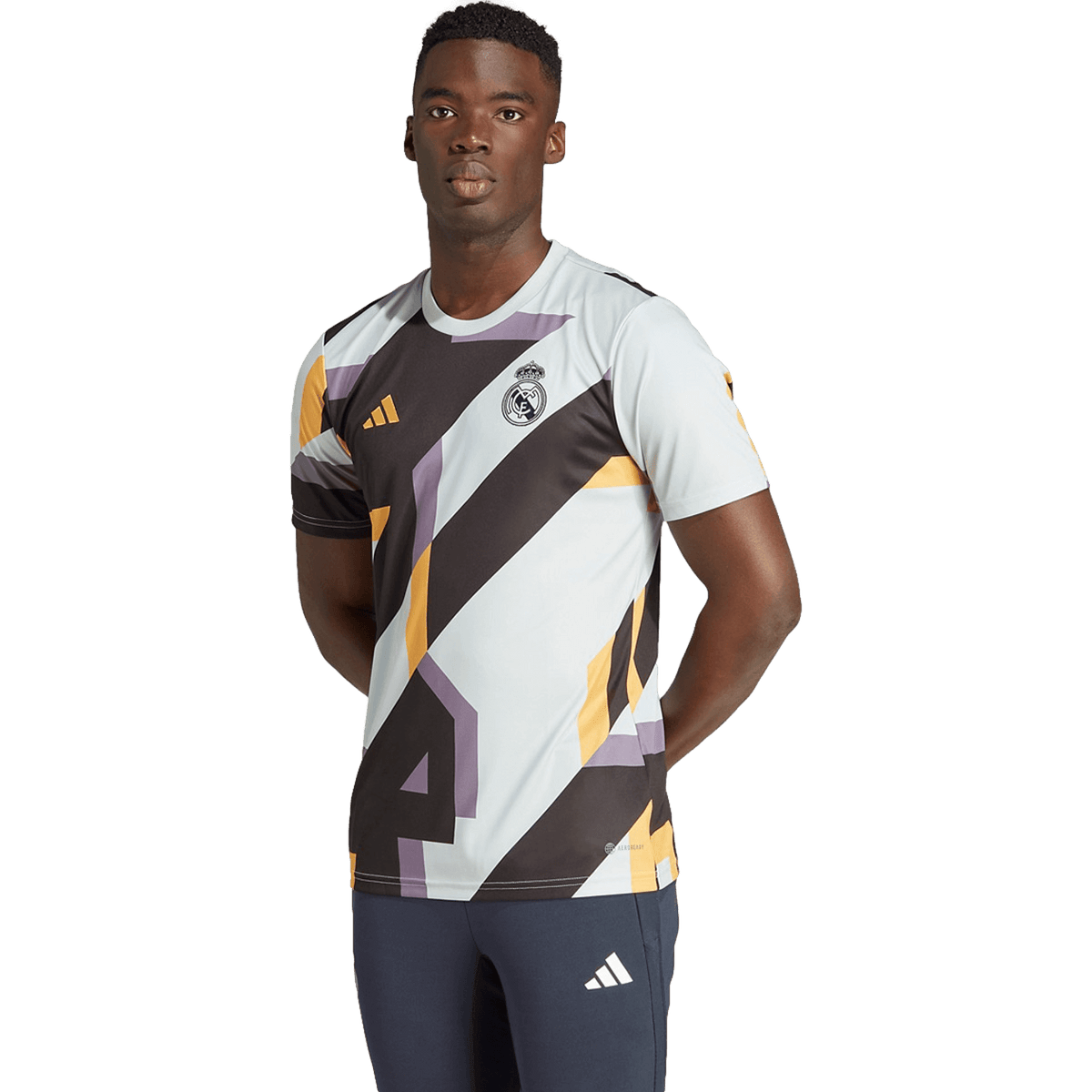 Adidas Real Madrid Pre-Match Jersey product image 2, provided for visual reference and product detail review