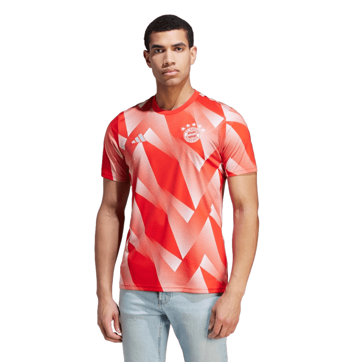 Adidas Bayern Munich Pre-Match Jersey product image 3, provided for visual reference and product detail review