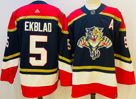 Aaron Ekblad Florida Panthers Official NHL Adidas Jersey product image 1, provided for visual reference and product detail