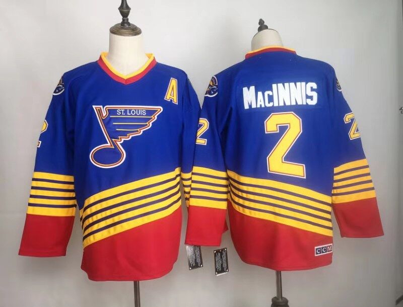 Al MacInnis St. Louis Blues Official NHL CCM Jersey product image 1, provided for visual reference and product detail review