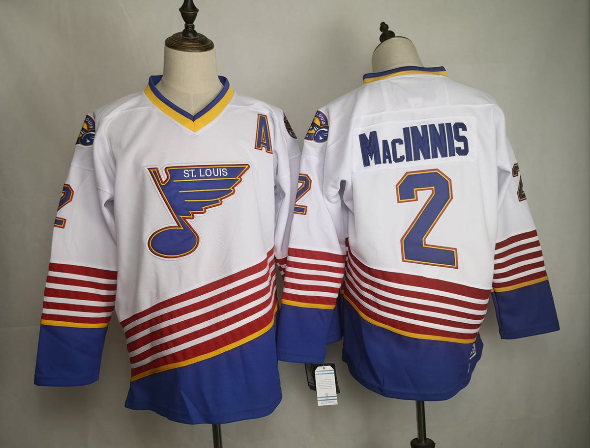 Al MacInnis St. Louis Blues Official NHL CCM Jersey white product image 1, provided for visual reference and product detail