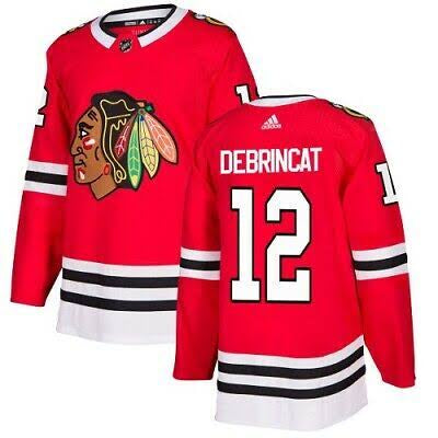 Alex Debrincat Chicago Blackhawks Official NHL Adidas Jersey product image 1, provided for visual reference and product