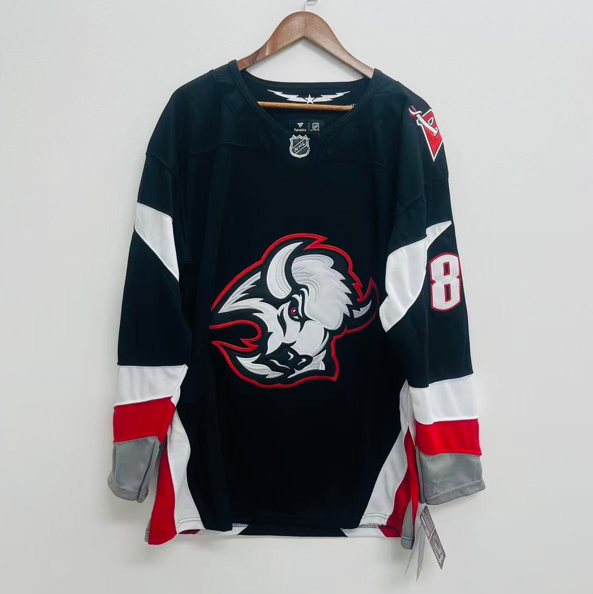 Alex Tuch Buffalo Sabres Official NHL Fanatics Jersey product image 2, provided for visual reference and product detail