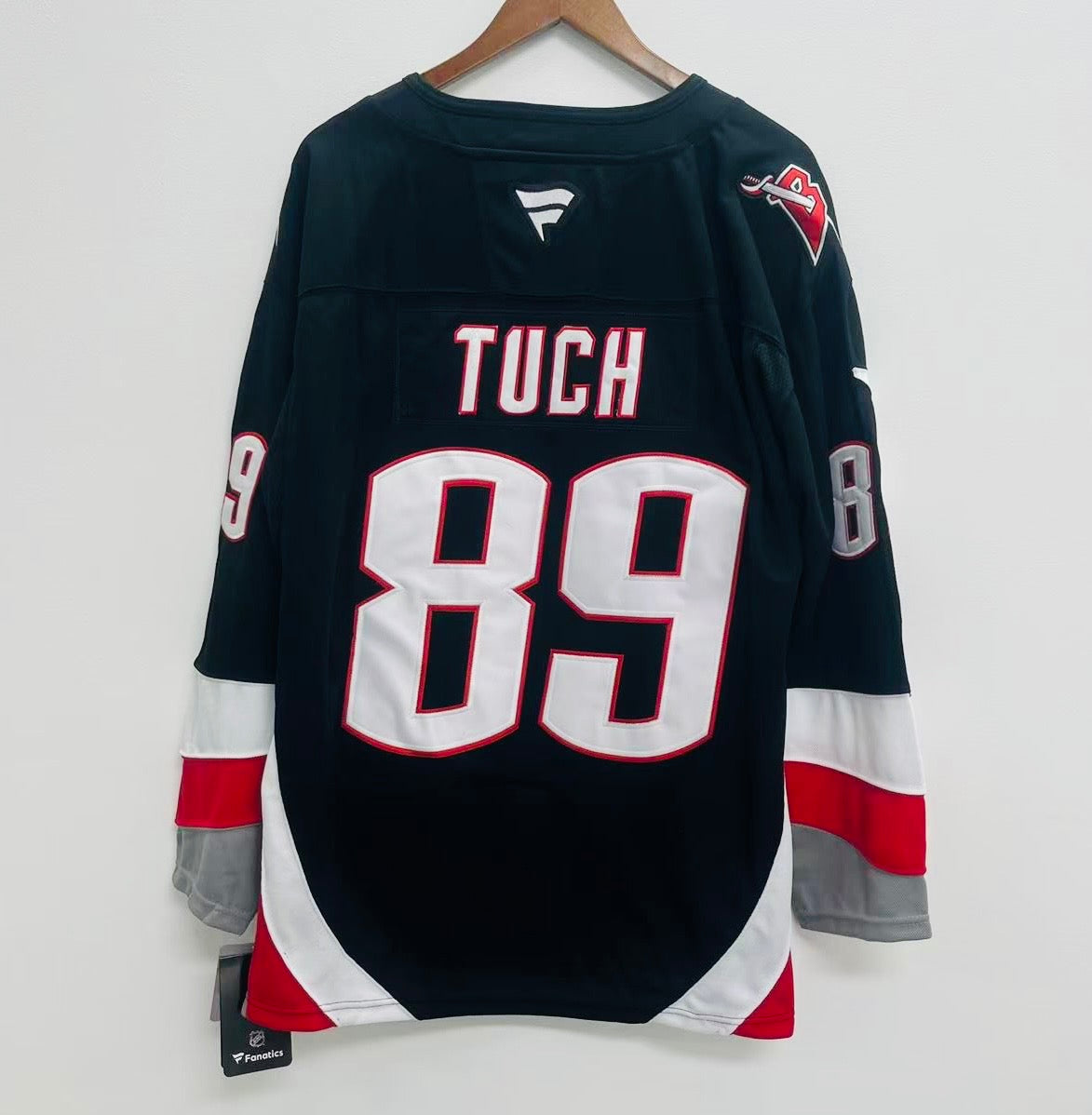 Alex Tuch Buffalo Sabres Official NHL Fanatics Jersey product image 1, provided for visual reference and product detail