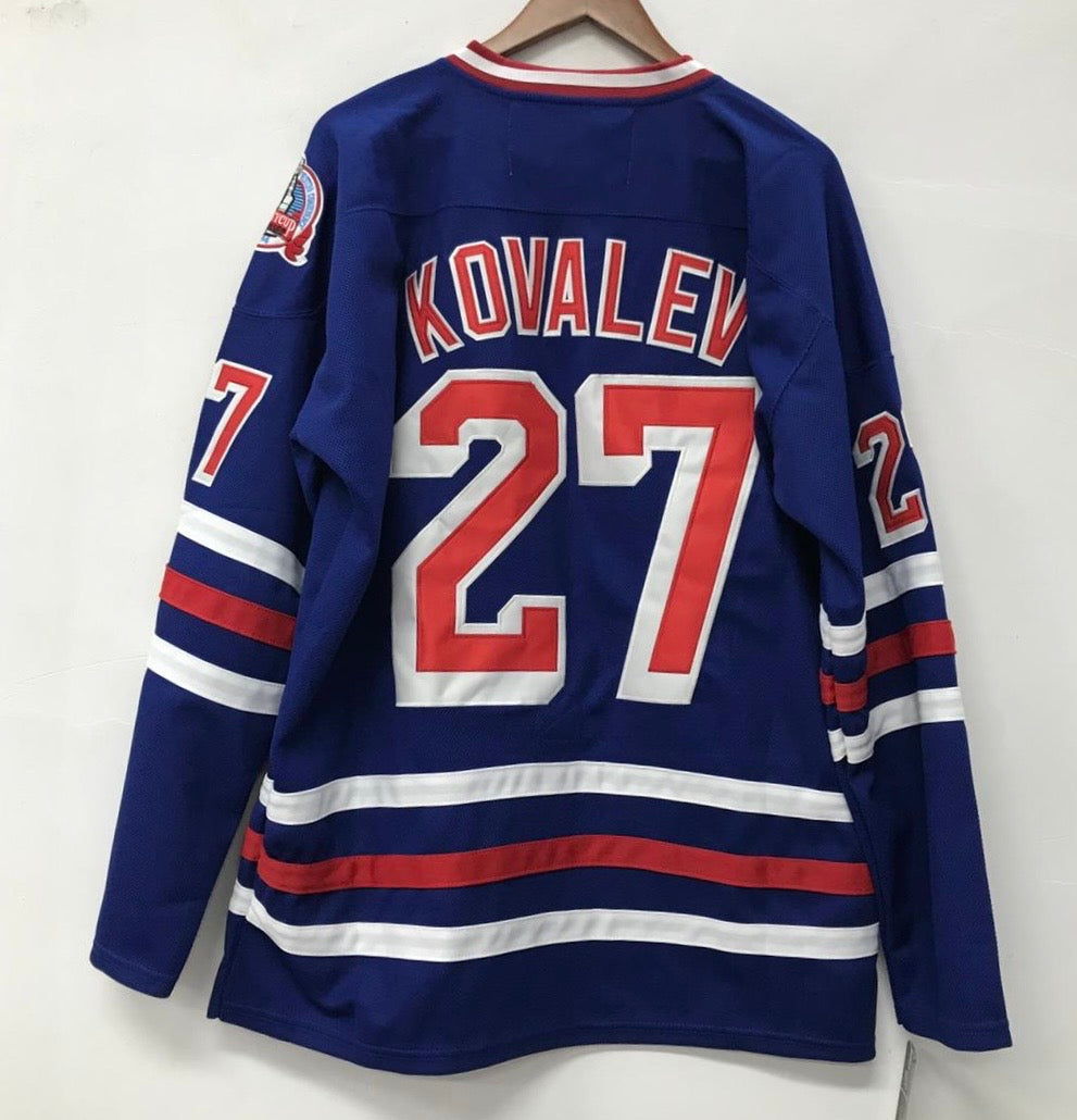 Alexei Kovalev New York Rangers Jersey CCM 94 SC patch product image 1, provided for visual reference and product detail