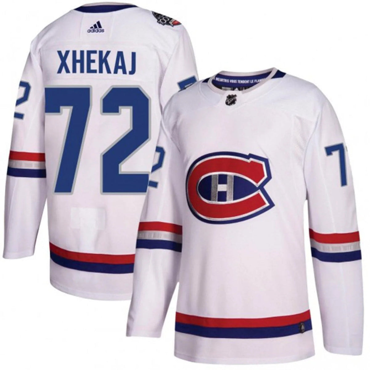 Arber Xhekaj Montreal Canadiens Official NHL Jersey Adidas product image 1, provided for visual reference and product detail