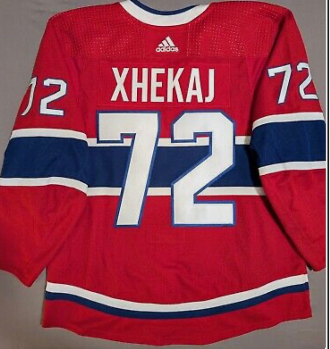 Arber Xhekaj Montreal Canadiens Official NHL Jersey Adidas product image 1, provided for visual reference and product detail