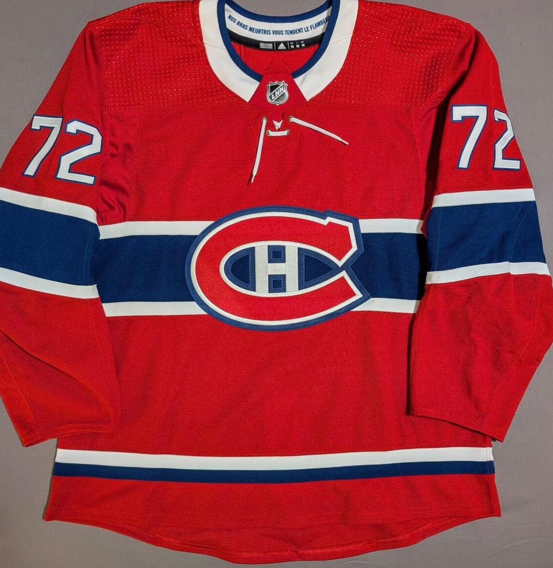 Arber Xhekaj Montreal Canadiens Official NHL Jersey Adidas product image 2, provided for visual reference and product detail