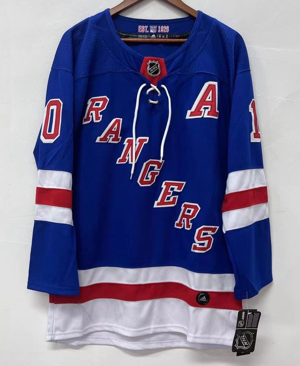 Artemi Panarin New York Rangers Jersey blue product image 2, provided for visual reference and product detail review
