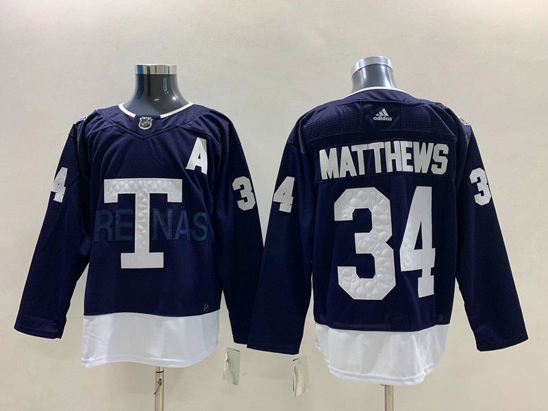 Auston Matthews Toronto Maple Leafs Official NHL Adidas Jersey product image 1, provided for visual reference and product