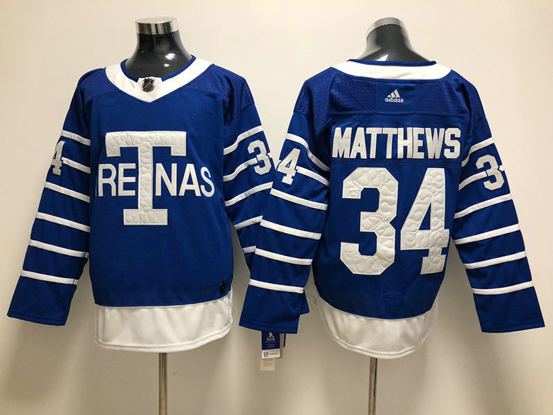 Auston Matthews Toronto Maple Leafs Official NHL Adidas Jersey product image 1, provided for visual reference and product