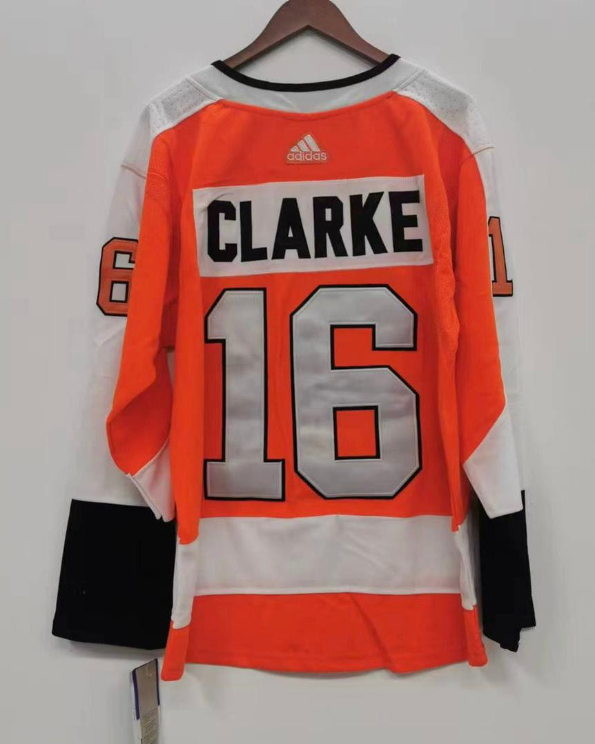 Bobby Clarke Philadelphia Flyers Jersey Adidas product image 1, provided for visual reference and product detail review