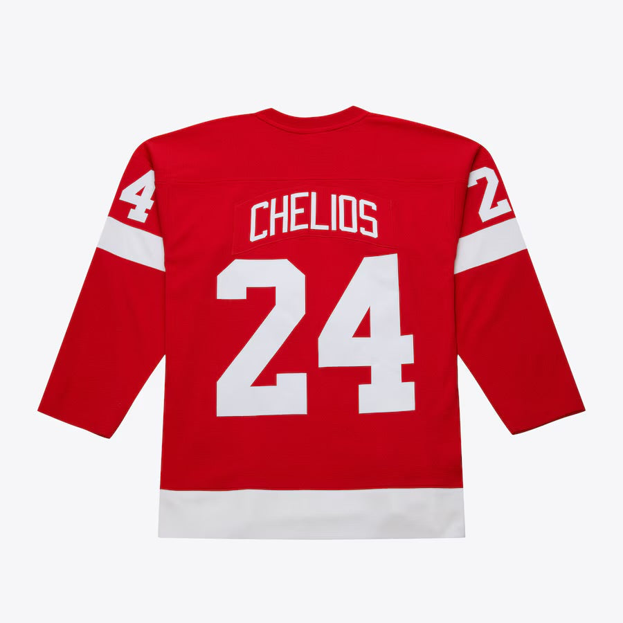 Chris Chelios Detroit Red Wings Official NHL Jersey Mitchell & Ness product image 1, provided for visual reference and
