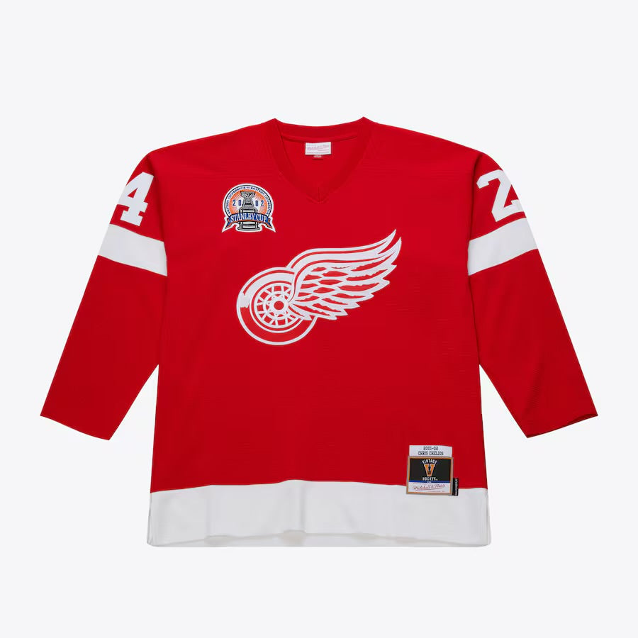 Chris Chelios Detroit Red Wings Official NHL Jersey Mitchell & Ness product image 2, provided for visual reference and