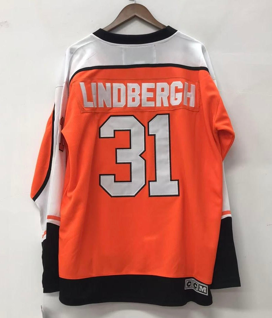 Pelle Lindbergh Philadelphia Flyers Official NHL Jersey CCM product image 1, provided for visual reference and product
