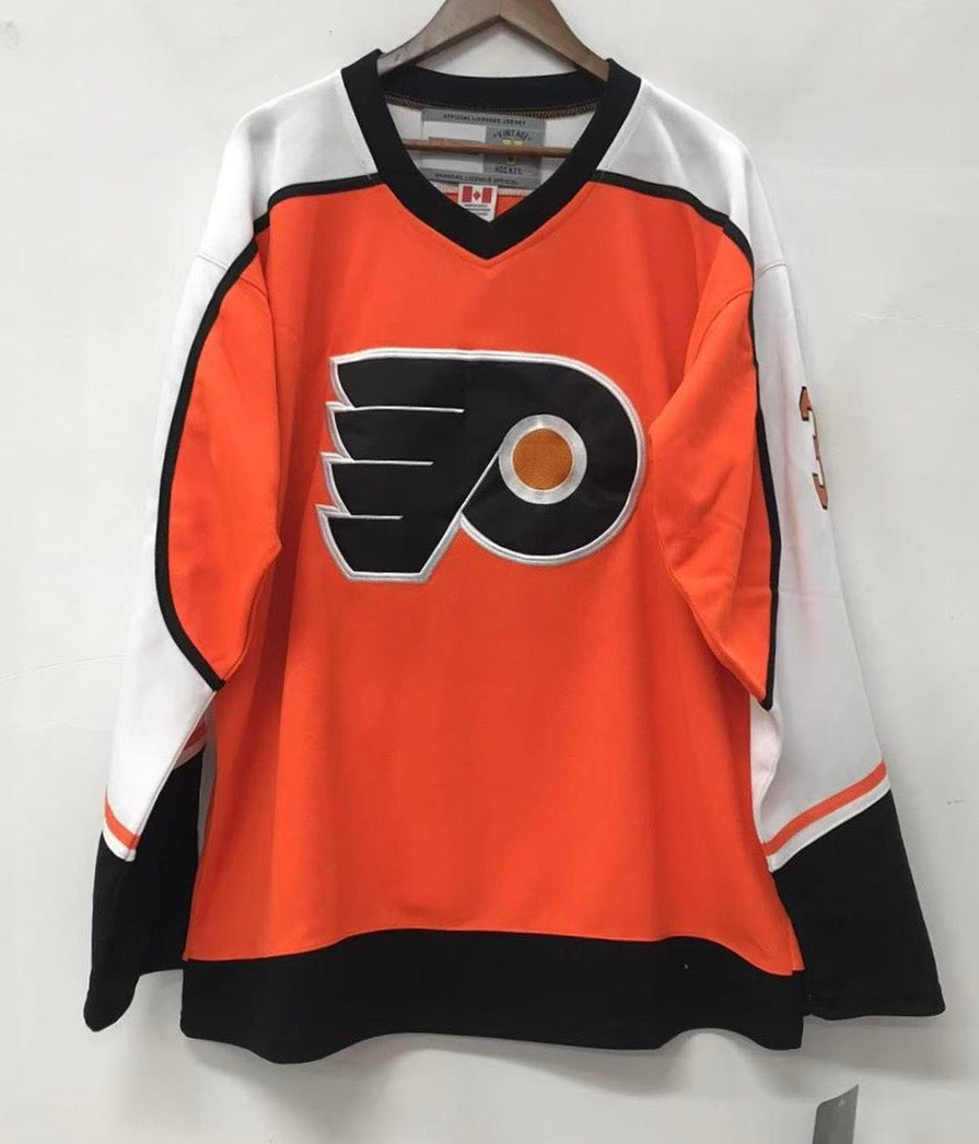 Pelle Lindbergh Philadelphia Flyers Official NHL Jersey CCM product image 2, provided for visual reference and product