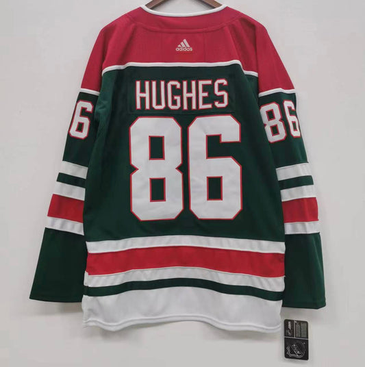 Jack Hughes New Jersey Devils Official NHL Adidas Retro Jersey product image 1, provided for visual reference and product