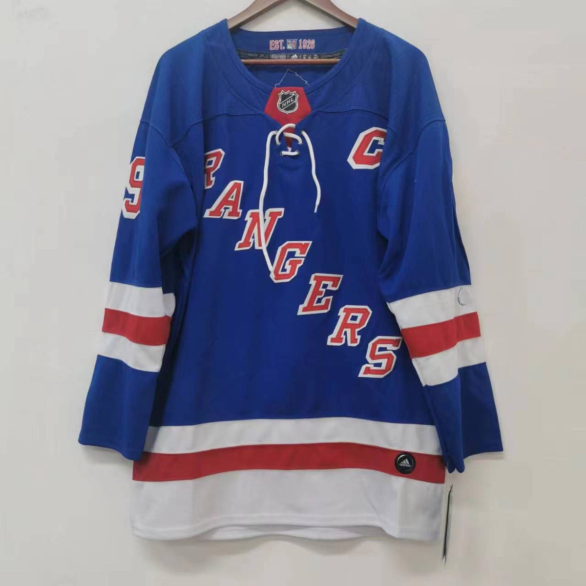 Wayne Gretzky New York Rangers Official NHL Adidas Jersey product image 3, provided for visual reference and product detail