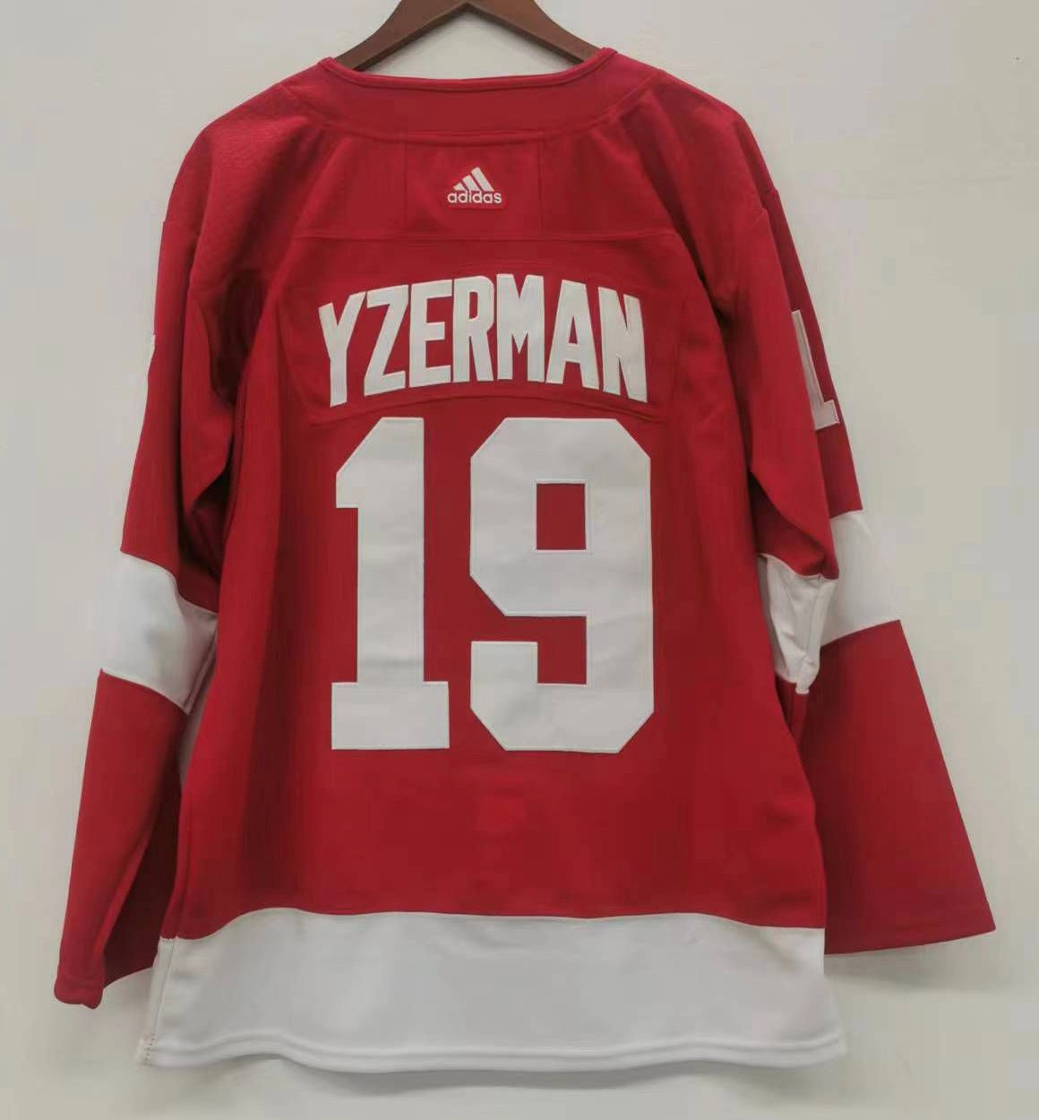 Steve Yzerman Detroit Red Wings Official NHL Adidas Jersey product image 1, provided for visual reference and product detail
