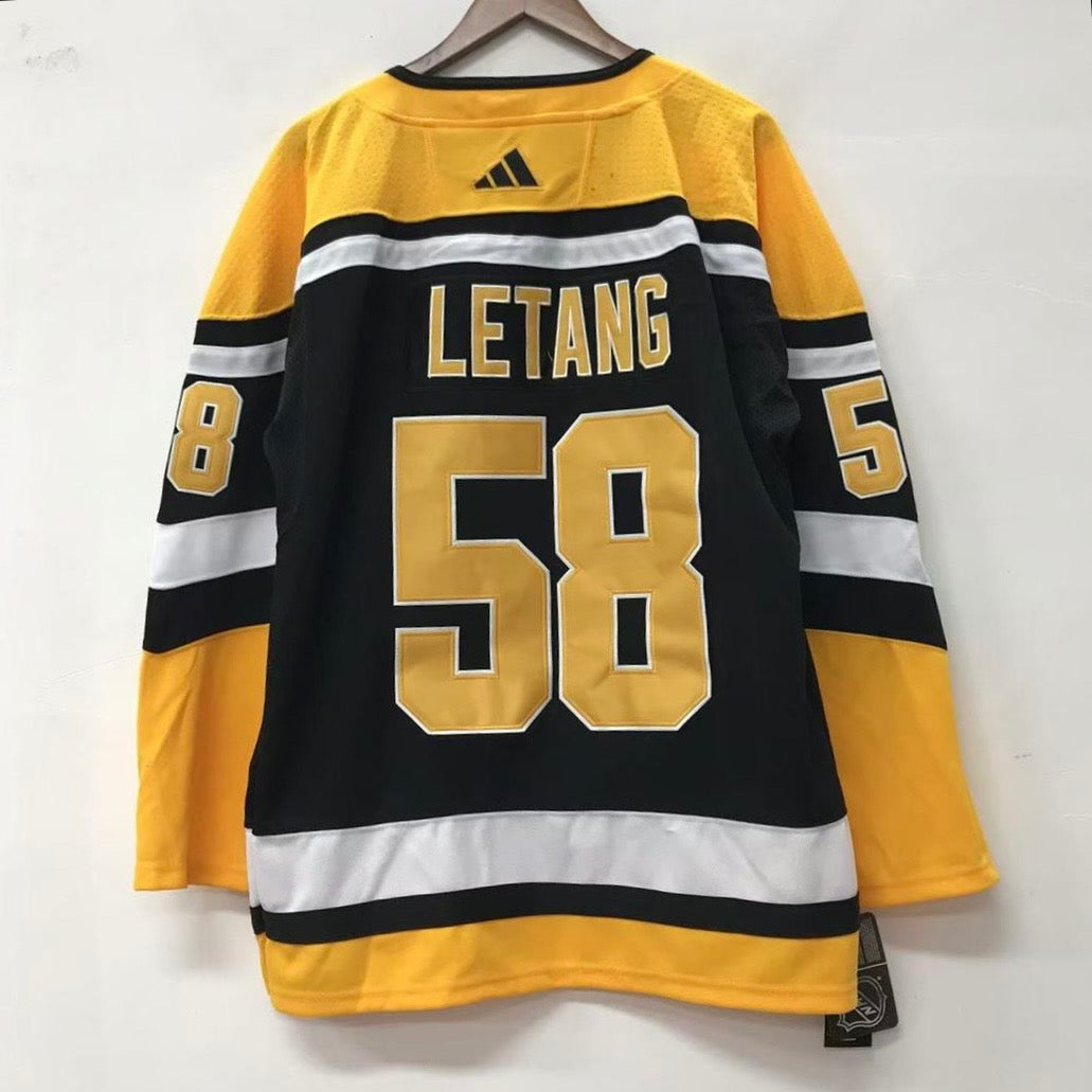 Kris Letang Pittsburgh Penguins Official NHL Adidas Jersey product image 2, provided for visual reference and product detail